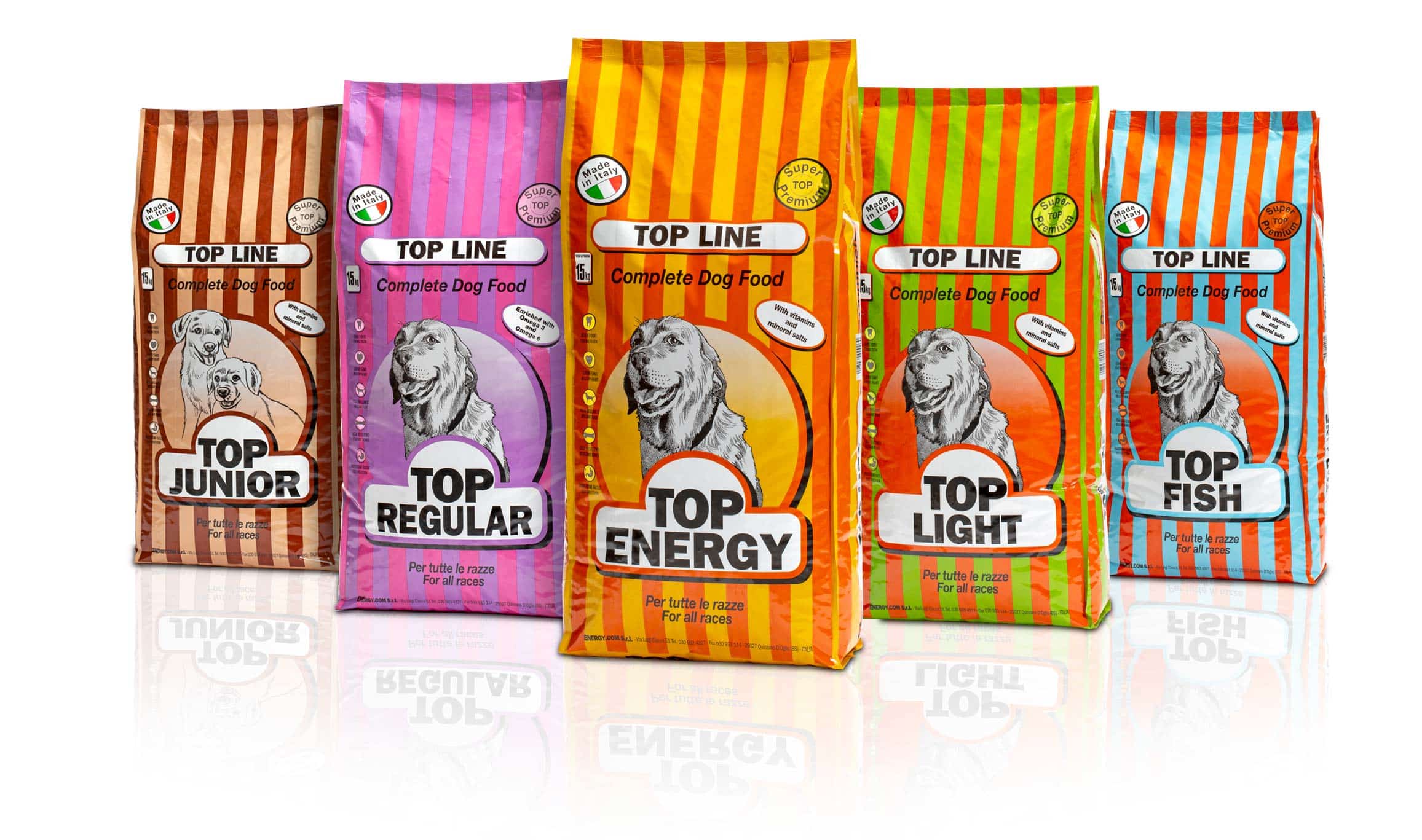 Sacchi crocchette per cani Top Energy